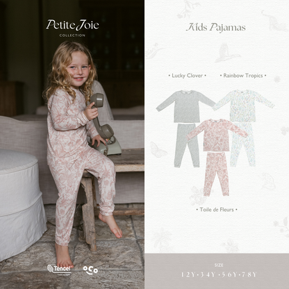 Rainbow Tropics Kids Pajamas