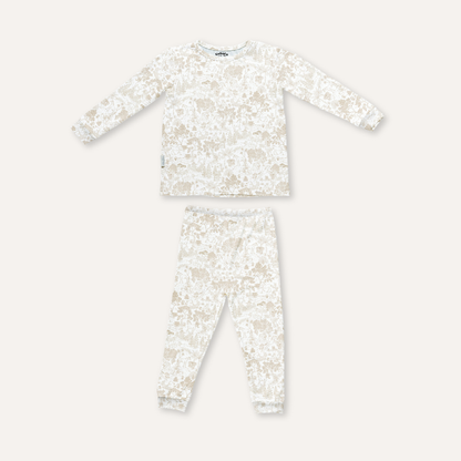 Equestrian Toile Kids Pajamas