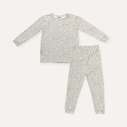 Long Sleeve Pajamas in Everbloom
