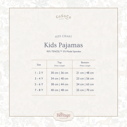 Jungle Toile Kids Pajamas