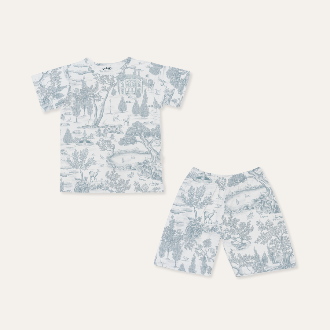 Estate Blue Short Sleeve Set