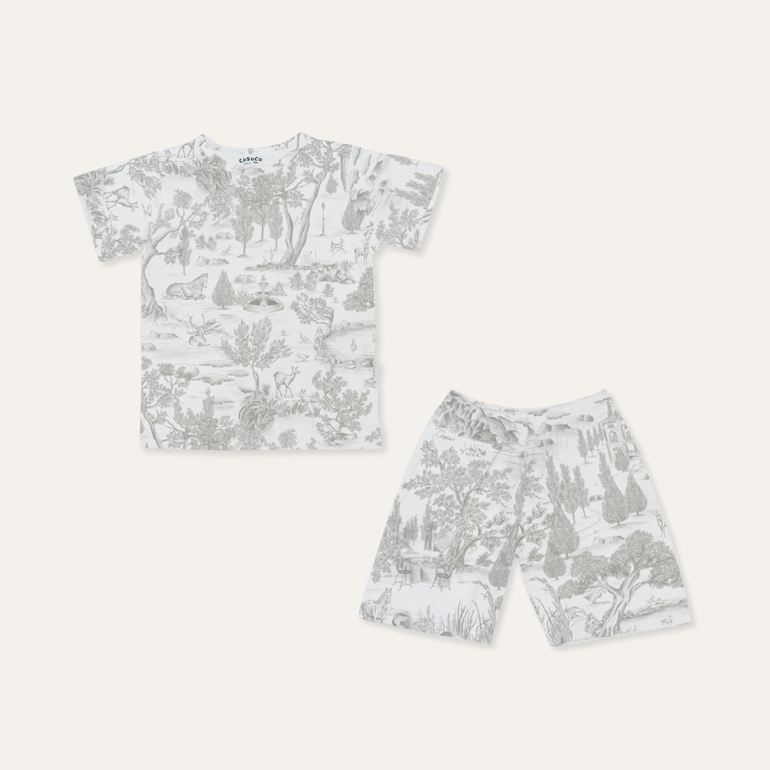 Estate Grey Short Sleeve Set