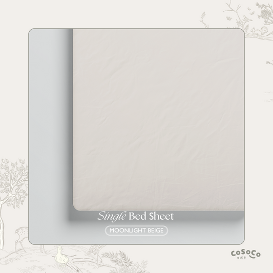 Moon Beige TENCEL™ Single Bed Sheet