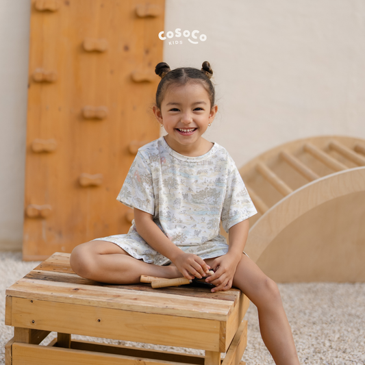 Short Sleeve Set in Farm Days