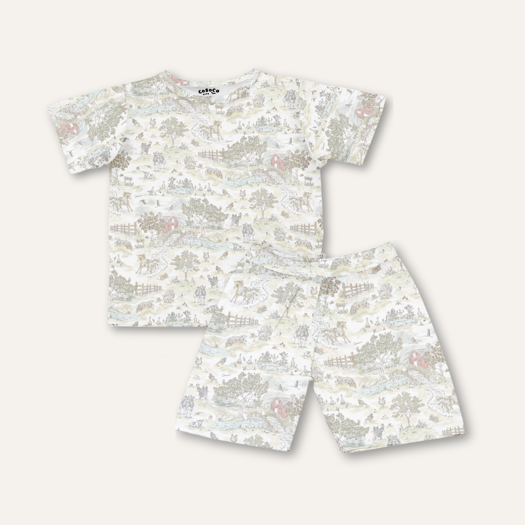 Short Sleeve Set in Farm Days