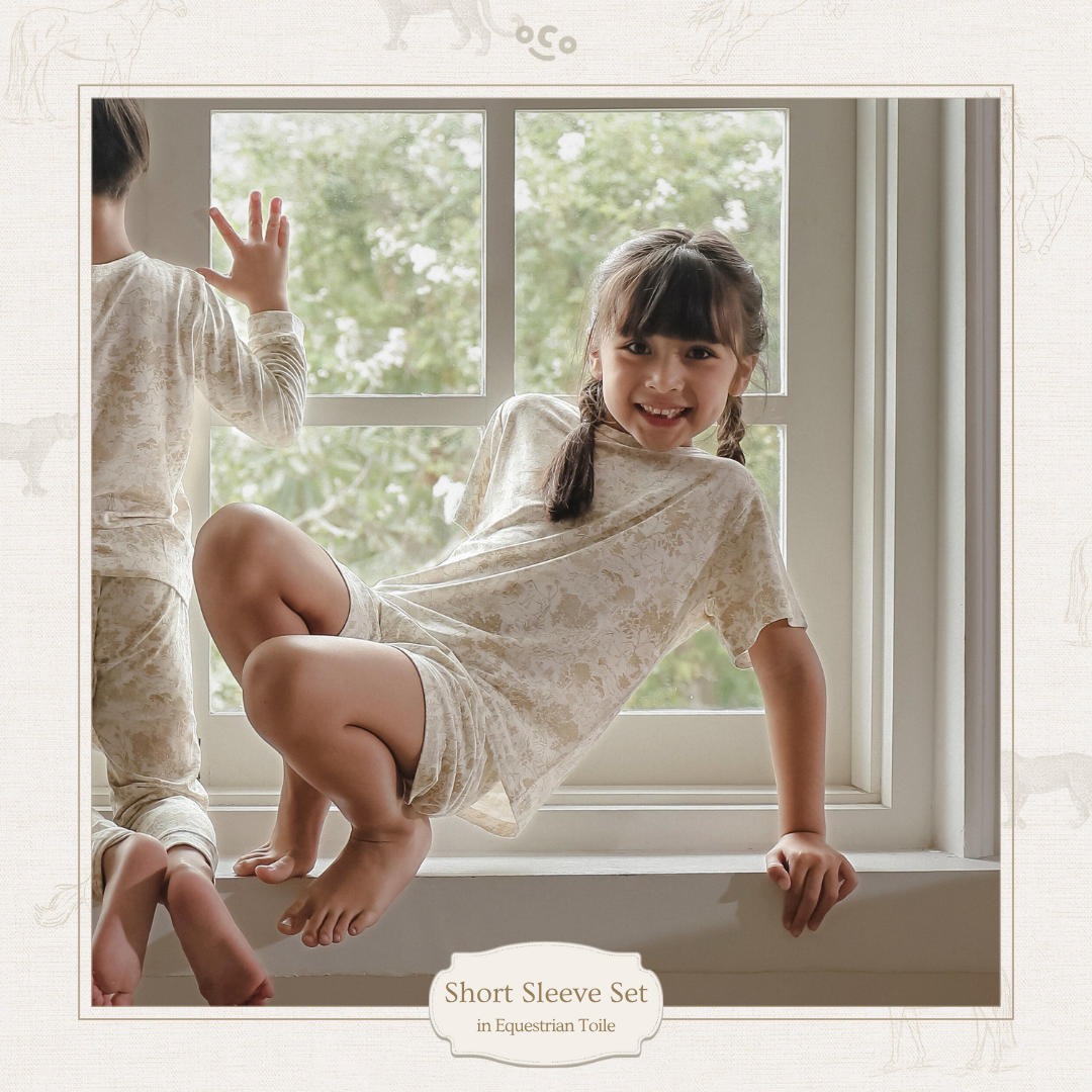 Equestrian Toile Short Sleeve Set