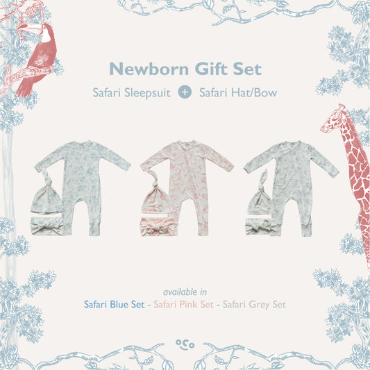 Safari Newborn Gift Set