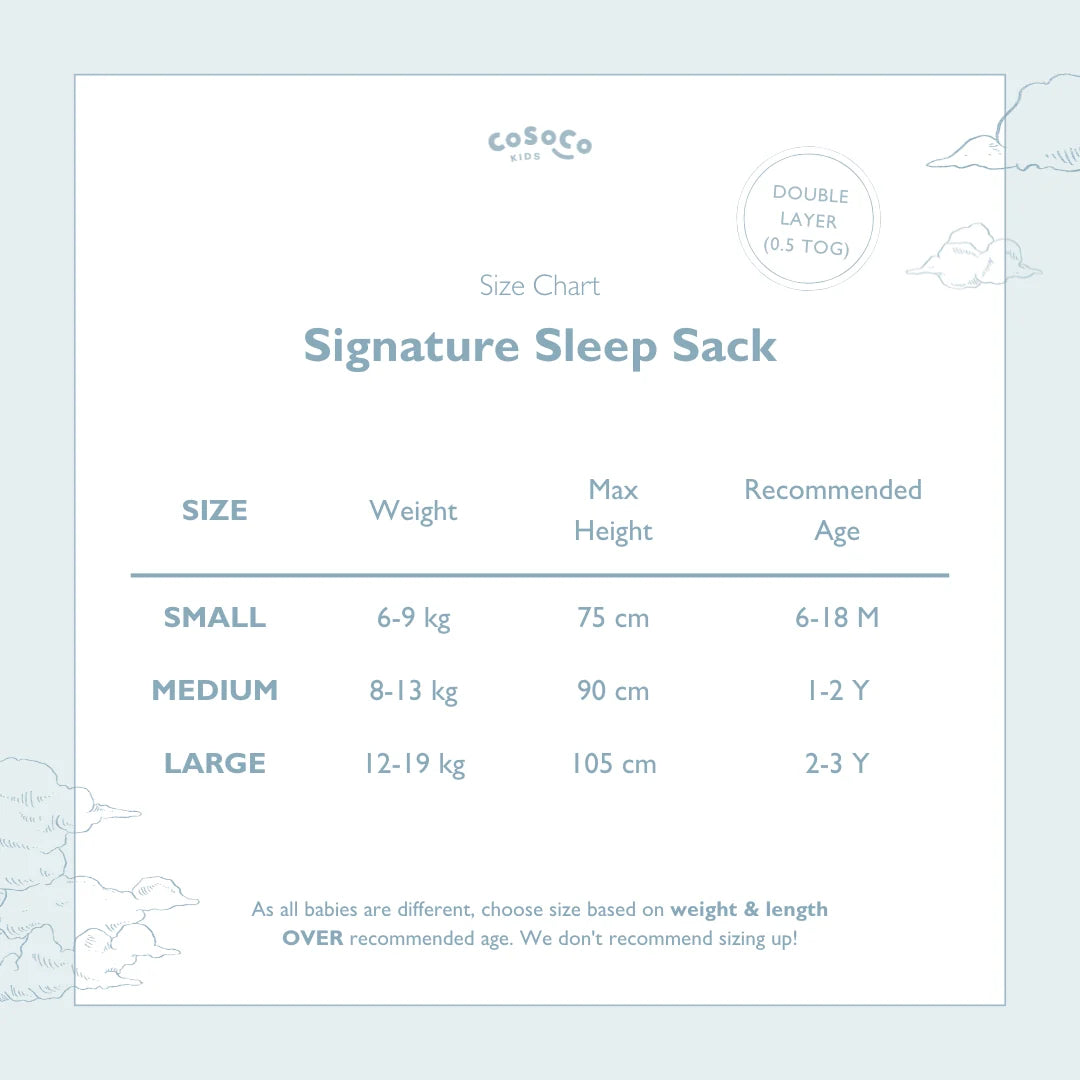 Double Layer Sleep Sack in Everbloom