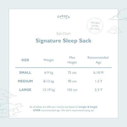 Double Layer Sleep Sack in Everbloom
