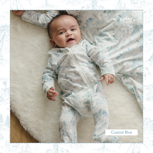 Coastal Blue Sleepsuit