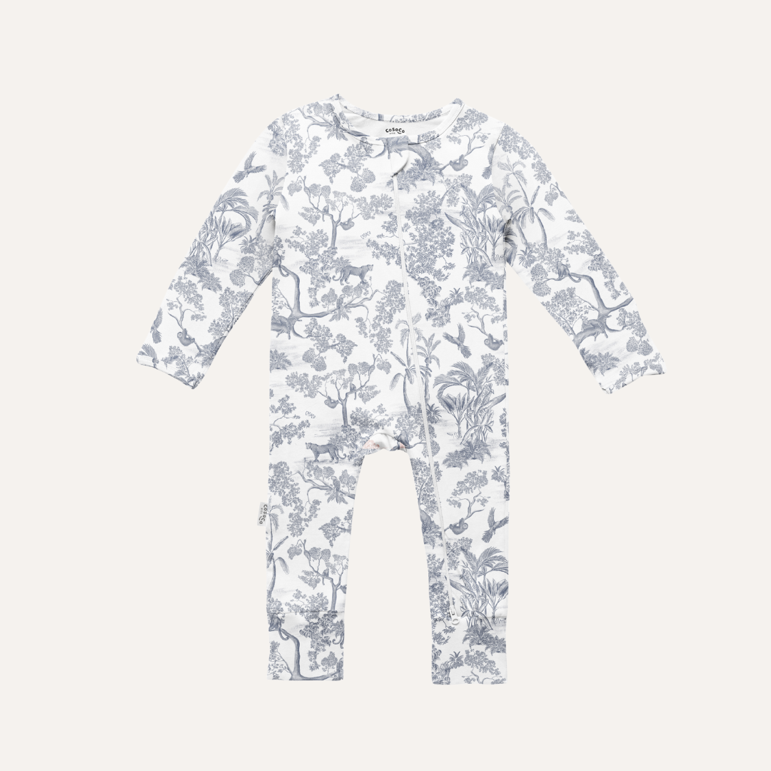 Jungle Toile Sleepsuit