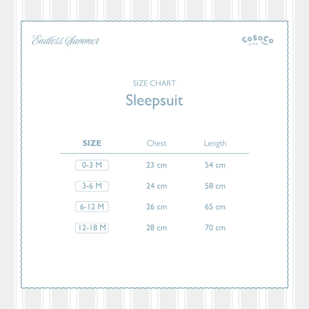 Coastal Blue Sleepsuit