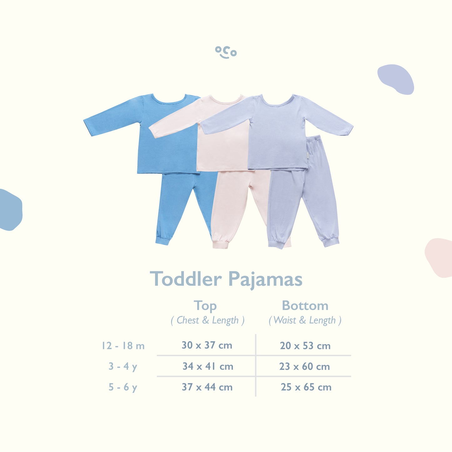 Tricolor Toddler Pajamas