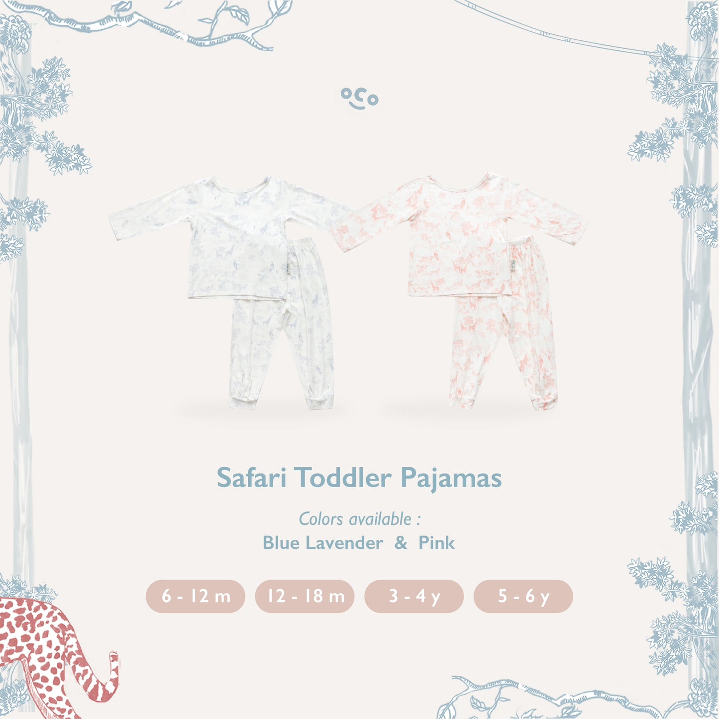Safari Toddler Pajamas